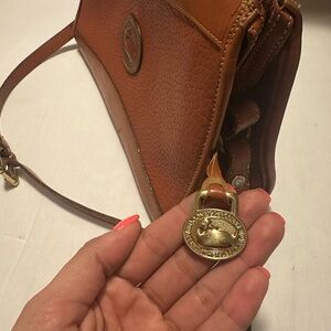 Dooney & Bourke Brown Leather Crossbody Bag